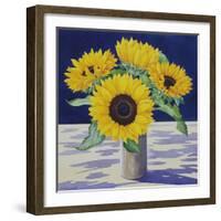 Sunflower Still Life-Christopher Ryland-Framed Giclee Print