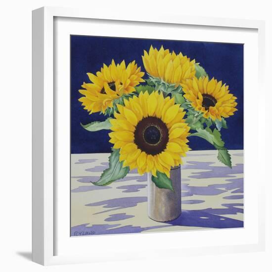 Sunflower Still Life-Christopher Ryland-Framed Giclee Print