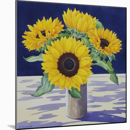 Sunflower Still Life-Christopher Ryland-Mounted Giclee Print