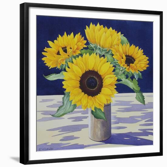 Sunflower Still Life-Christopher Ryland-Framed Giclee Print