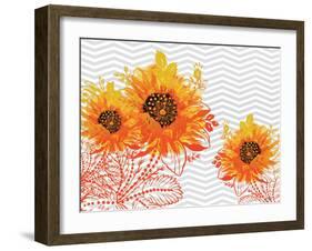 Sunflower Sunday-Bee Sturgis-Framed Art Print