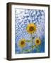 Sunflower Triad-Michael Blanchette-Framed Photographic Print