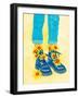 Sunflower Walk-Raissa Oltmanns-Framed Giclee Print