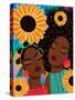 Sunflower Women-Lorintheory-Stretched Canvas