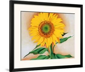 Sunflower-Georgia O'Keeffe-Framed Art Print
