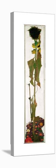 Sunflower-Egon Schiele-Stretched Canvas