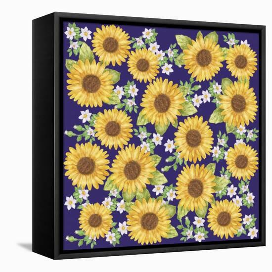 Sunflower-Maria Trad-Framed Stretched Canvas