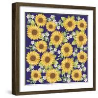 Sunflower-Maria Trad-Framed Giclee Print