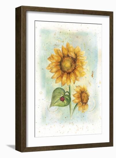 Sunflower-Maria Trad-Framed Giclee Print