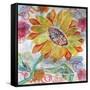 Sunflower-Lauren Moss-Framed Stretched Canvas