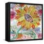 Sunflower-Lauren Moss-Framed Stretched Canvas