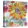 Sunflower-Lauren Moss-Stretched Canvas