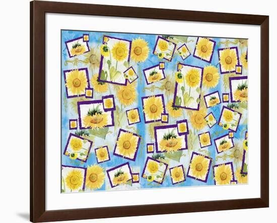 Sunflower-Maria Trad-Framed Giclee Print