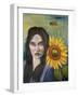 Sunflower-Leah Saulnier-Framed Giclee Print