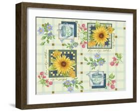 Sunflower-Maria Trad-Framed Giclee Print