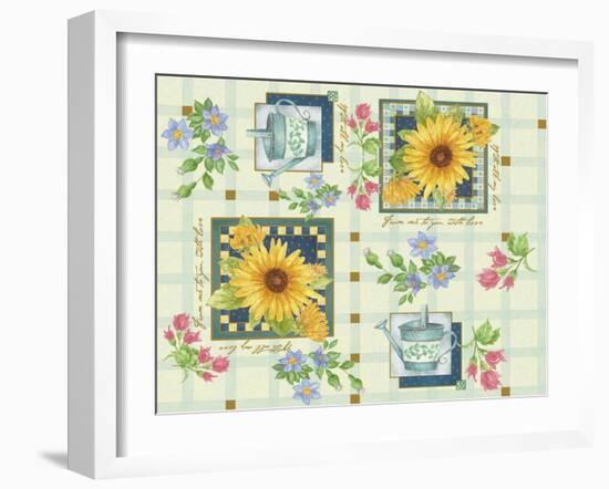 Sunflower-Maria Trad-Framed Giclee Print