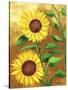 Sunflower-Cheryl Bartley-Stretched Canvas