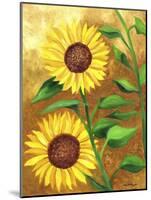 Sunflower-Cheryl Bartley-Mounted Giclee Print