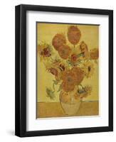 'Sunflowers', 1888 (1935)-Vincent van Gogh-Framed Giclee Print