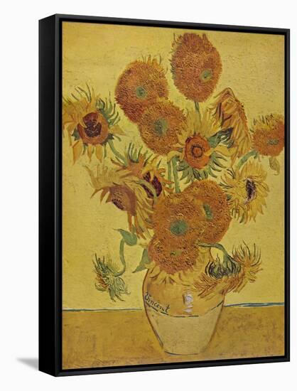 'Sunflowers', 1888 (1935)-Vincent van Gogh-Framed Stretched Canvas