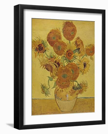 'Sunflowers', 1888 (1935)-Vincent van Gogh-Framed Giclee Print