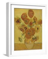 'Sunflowers', 1888 (1935)-Vincent van Gogh-Framed Giclee Print