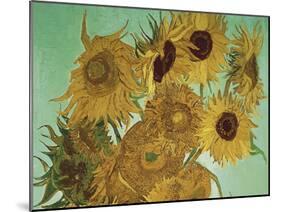 Sunflowers, 1888  - Focus-Van Gogh Vincent-Mounted Giclee Print