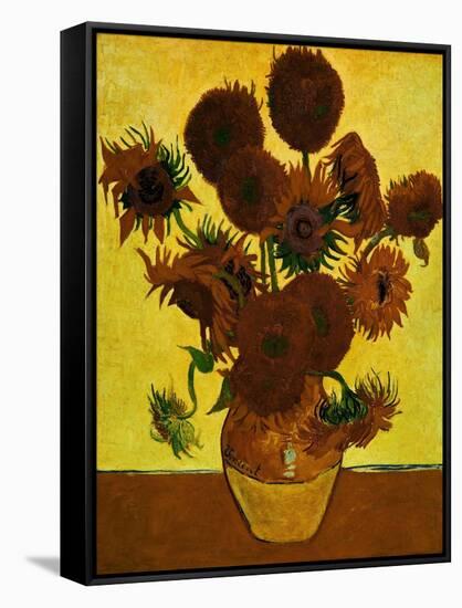 Sunflowers, 1888-Vincent van Gogh-Framed Stretched Canvas