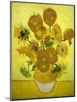 Sunflowers, 1889-Vincent van Gogh-Mounted Giclee Print