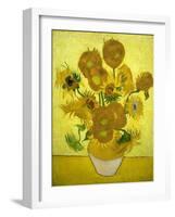 Sunflowers, 1889-Vincent van Gogh-Framed Giclee Print