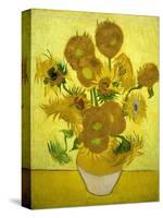 Sunflowers, 1889-Vincent van Gogh-Stretched Canvas