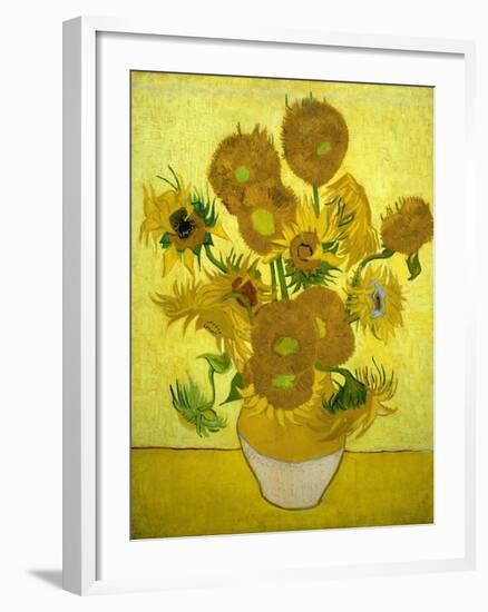 Sunflowers, 1889-Vincent van Gogh-Framed Giclee Print