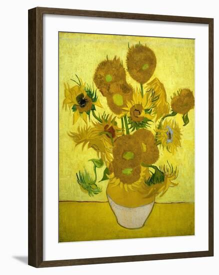 Sunflowers, 1889-Vincent van Gogh-Framed Giclee Print