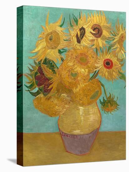 Sunflowers, 1889-Vincent van Gogh-Stretched Canvas