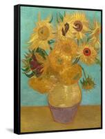 Sunflowers, 1889-Vincent van Gogh-Framed Stretched Canvas