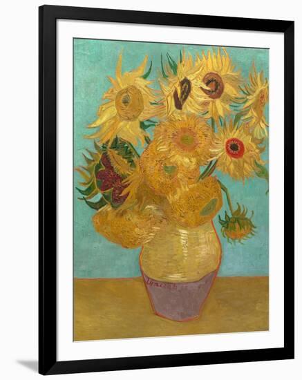 Sunflowers, 1889-Vincent van Gogh-Framed Art Print