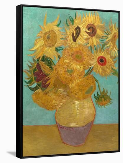 Sunflowers, 1889-Vincent van Gogh-Framed Stretched Canvas