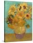 Sunflowers, 1889-Vincent van Gogh-Stretched Canvas