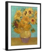 Sunflowers, 1889-Vincent van Gogh-Framed Art Print