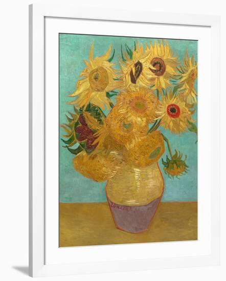 Sunflowers, 1889-Vincent van Gogh-Framed Art Print