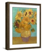 Sunflowers, 1889-Vincent van Gogh-Framed Art Print