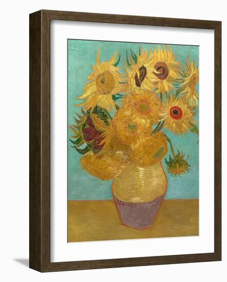 Sunflowers, 1889-Vincent van Gogh-Framed Art Print