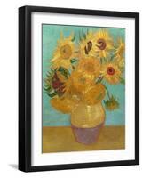 Sunflowers, 1889-Vincent van Gogh-Framed Art Print