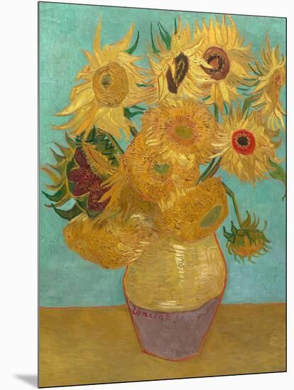 Sunflowers, 1889-Vincent van Gogh-Mounted Art Print