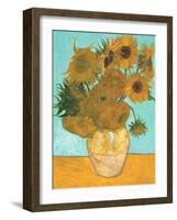 Sunflowers, 1889-Vincent van Gogh-Framed Giclee Print