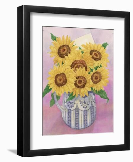 Sunflowers, 1998-Linda Benton-Framed Premium Giclee Print