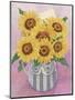 Sunflowers, 1998-Linda Benton-Mounted Premium Giclee Print