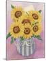 Sunflowers, 1998-Linda Benton-Mounted Giclee Print