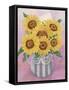 Sunflowers, 1998-Linda Benton-Framed Stretched Canvas