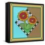Sunflowers 1-Denny Driver-Framed Stretched Canvas